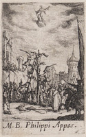KG 10112
<br/>
Martyrium Philippus ("Kleine Apostelserie")
<br/>
<em>Callot, Jacques (1592 - 1635)</em>